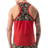 LEADER Débardeur CAMO RACER Rouge